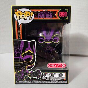 Pop! Movies - Blacklight Black Panther #891 (Target Exclusive)